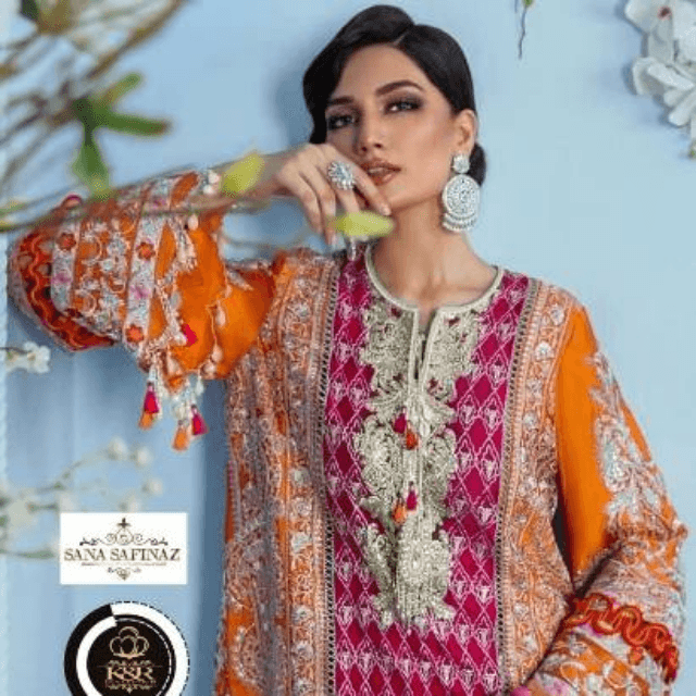 Sana Safinaz 3pcs Linen Suit