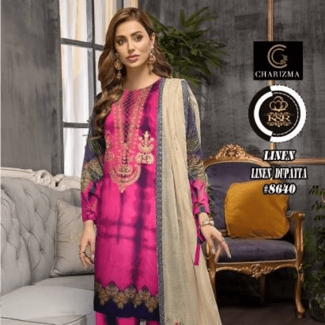 Charizma 3piece Linen Suit