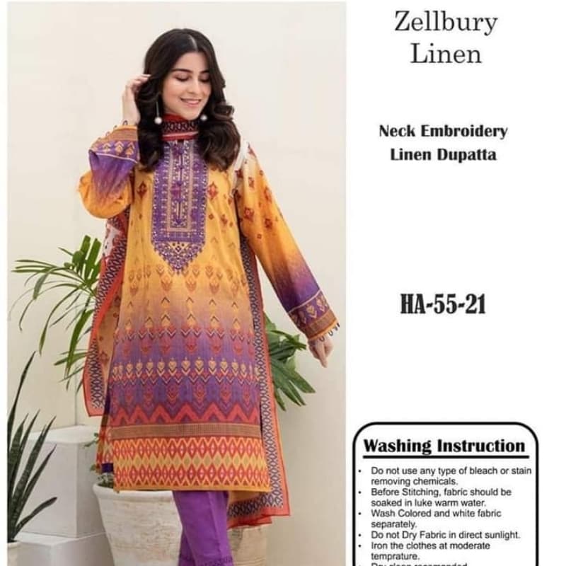 Zellbury 3pcs Linen Suit